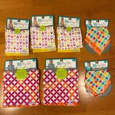 NEW 7pc Lot Of Bazzle Baby Bibs 14 Total