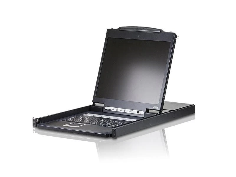 19” LCD Console Drawer with 16 Port VGA KVM Switch - Thumbnail 3