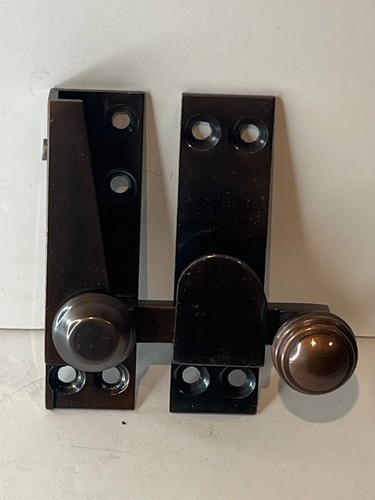 Straight Sash Window Fastener 2 3/4" Sprung P6277 BMA On Brass Beehive S Heath - Picture 10 of 24
