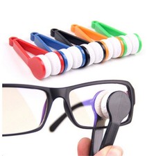 5 Pcs Mini Eyeglasses Microfiber Spectacles Cleaner Soft Brush Cleaning Tool