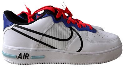 Nike Air Force 1 React White Astronomy Blue Black 2020 | CT1020-102 Size Men 10 