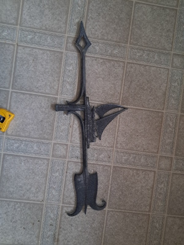 vintage nautical theme weathervane. excellent condition 