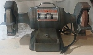 Vintage DAYTON INDUSTRIAL 6″ BENCH GRINDER 1Z706
