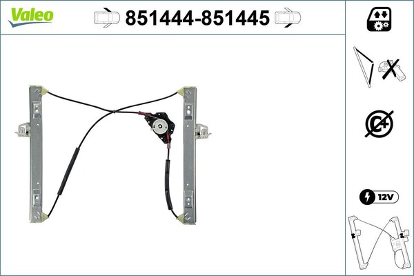 Valeo 851444 Fensterheber Vorne Links FüR Ford-image