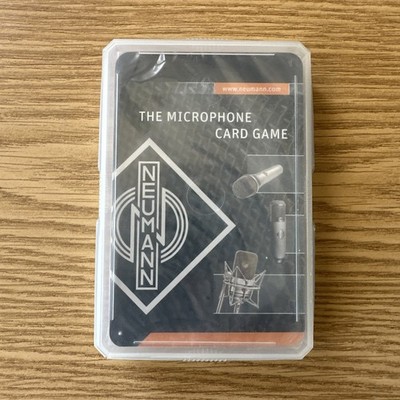 Georg Neumann Microphone Card Game Sennheiser NEW & OVP Top Zustand Seltenheit