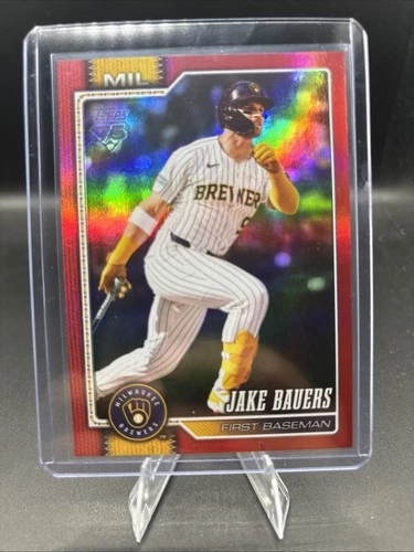 Jake Bauers 2026 Topps Jake Bauers Red