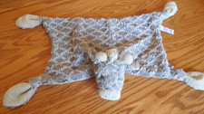 EUC Mary Meyer Baby Grey Giraffe Lovie/Lovey Blankie Blanket 20x10
