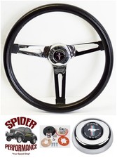 1965-1969 Mustang Steering Wheel Pony 13 12 Muscle Car Chrome
