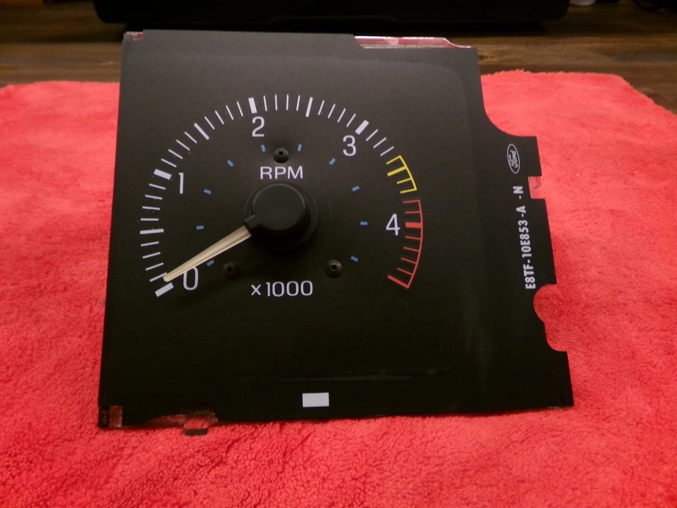 1987 - 1991  Gauge Cluster Diesel Tachometer RPM Ford F250 F350 Truck Bronco 91 - Изображение 3 из 4