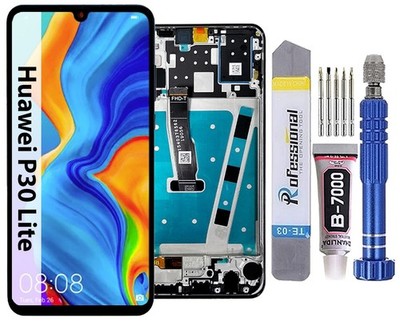 Für Huawei P30 Lite MAR-L21 Full LCD Touchscreen  Bildschirm + Rahmen