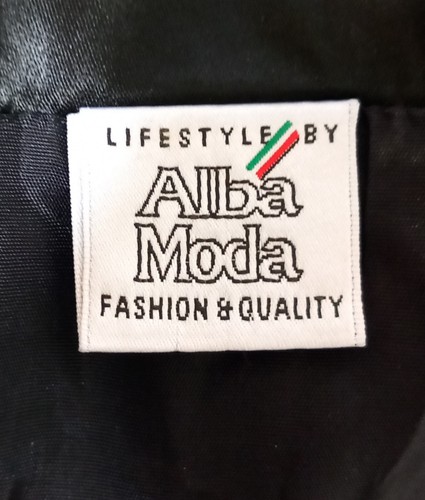 ALBA MODA Vintage Kleid grau 100% Wolle + Samt Baumwolle 34/36 tailliert Elegant - Bild 7 von 8