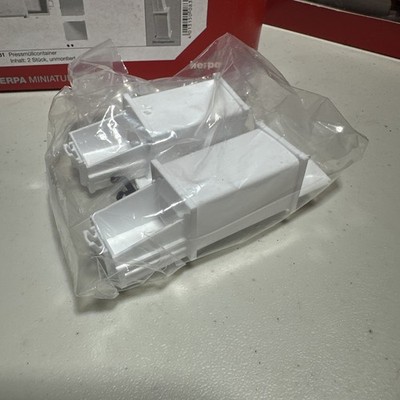 Herpa Roll Off Dumpster Compactor # 083331 Pressmullcontainer 2 In A Bag