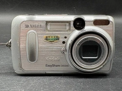 Kodak Easy Share DX6340 Digitalkamera Silber 3,1 MP 4x Zoom Komapkt LESEN - Bild 1 von 4
