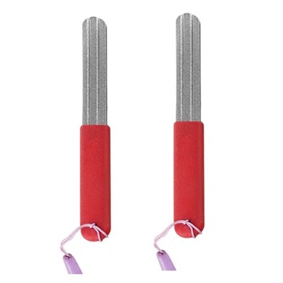2Pcs Fishing Hook Grinds Stone Double Side File Sharpening Tool