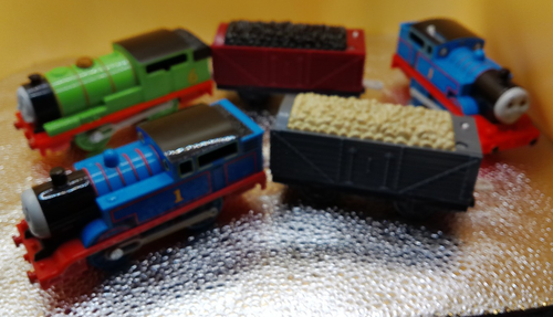 Thomas Tank Engine Percy tren lote plástico 2009 con licitaciones