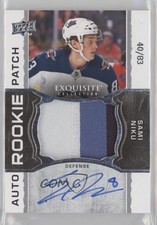 2018 The Cup 2018-19 Exquisite Collection Rookie 40/83 Sami Niku Patch Auto av1