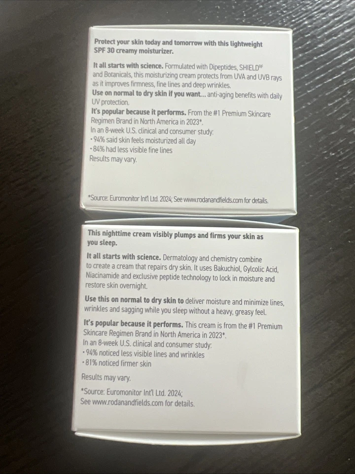 Exp 12/2026 Rodan + Fields REDEFINE Triple Defense & Overnight Restorative Cream - Image 4 of 4