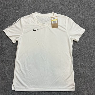Nike Women s Dri-Fit T-Shirt Small White New Athletic Workout Running Tee