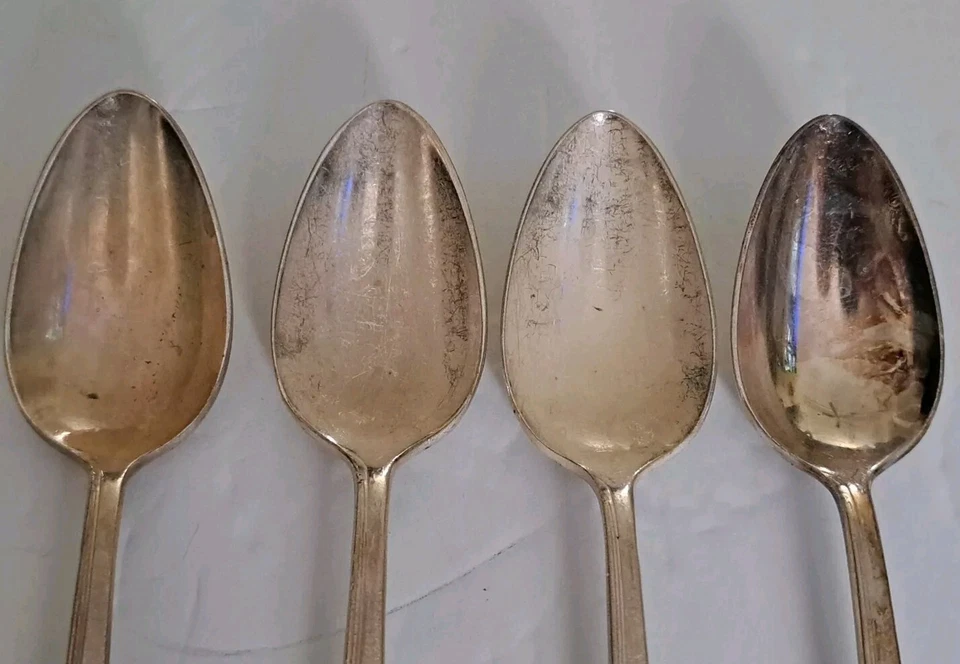 Holmes Edwards 11p YOUTH PATTERN IS Inlaid Silverplate Flatware Fork Spoon Knife - Image 3 of 4