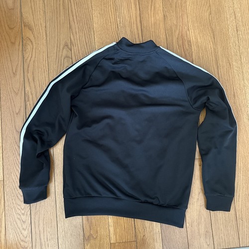 Adidas Essentials Warm-Up 3-Stripes Track Jacket Black White Youth Medium 11-12Y - Picture 8 of 8