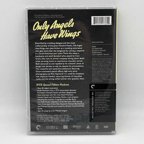 Only Angels Have Wings (Criterion Collection) (DVD, 2016, Full Screen) - 第 2/3 張圖片