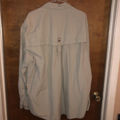DRI-DUCK Long Sleeve Vented Shirt Size (XL) Botton Down Logo. Has A NP On It - Picture 7 of 7