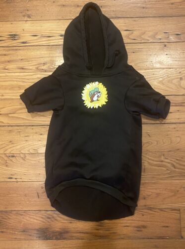 BUCees DOG HOODIE PET APPAREL SIZE XL Black NWOT