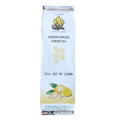 125g Grüner Tee mit Ingwer und  Zitronen Golden Sail Brand Lemon Ginger GreenTea