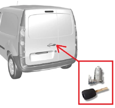 BARILLET DE SERRURE PORTE ARRIERE RENAULT KANGOO II MERCEDES CITAN 7701209836