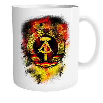 Vintage Flag DDR Tasse | Kaffeetasse Teetasse Geschenk Nostalgie Ossi Trabant
