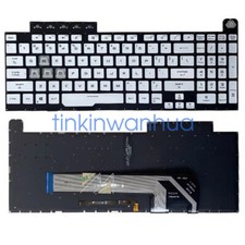 For ASUS FA506H FX506 FX706L FA706 Laptop Keyboard Backlist Keyboard White