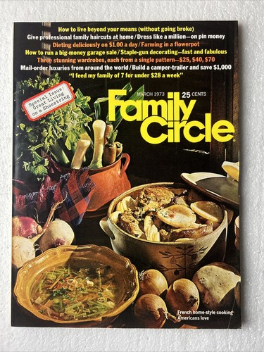 Family Circle magazine 1973 choose your issue - Picture 7 of 24