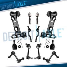 12pc Front Lower Control Arm Brackets Suspension Kit for 2002 Trailblazer Envoy