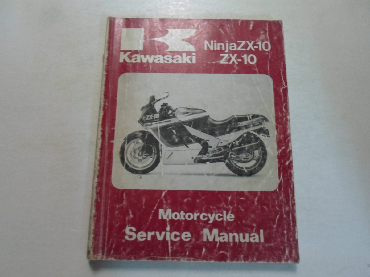1988 Kawasaki NinjaZX-10 ZX-10 Motorcycle Service Repair Shop