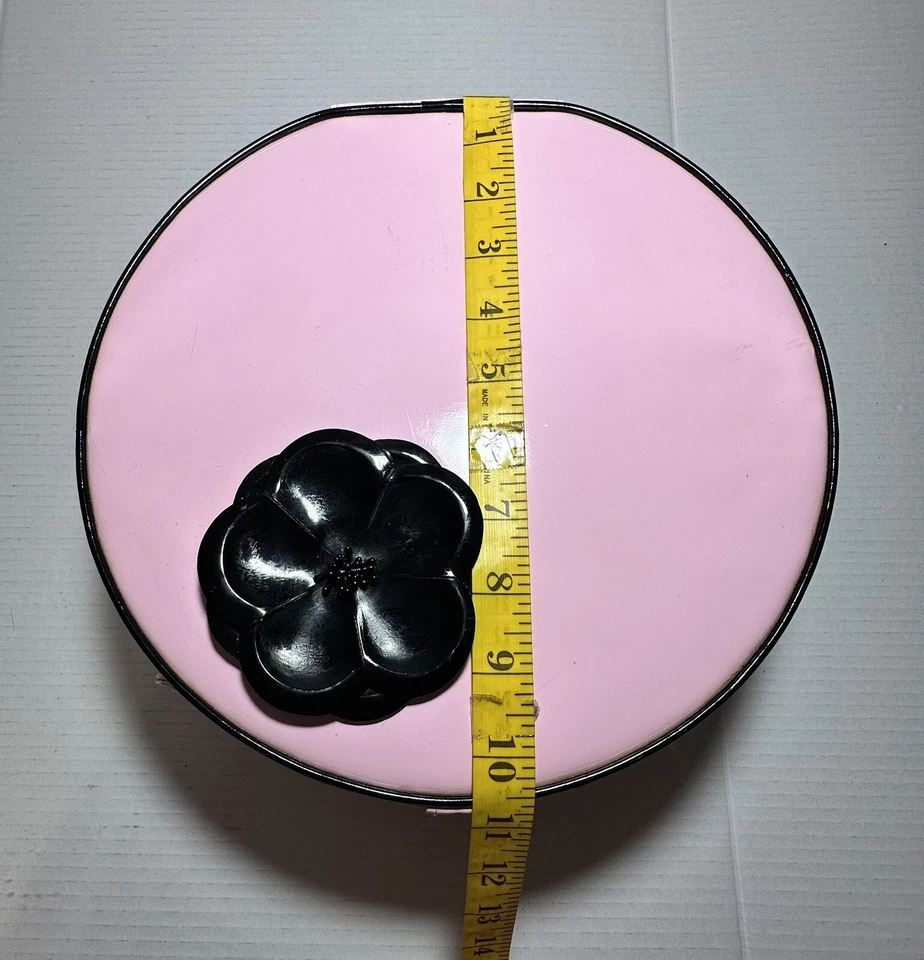 Maleta de viaje de vinilo rosa con asa de viaje de 11" bolso floral retro pintoresco Foto 3 de 4