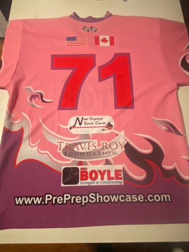 ACE PREP PREP SHOWCCASE Pink Hockey Jersey SZ LARGE - Picture 2 of 12