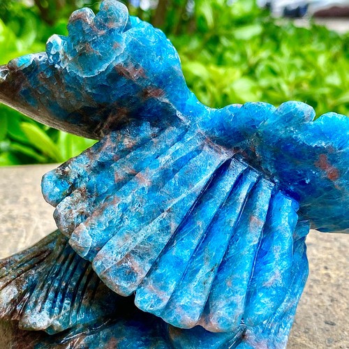 3.08LB Handmade Sculpture | Angel Blue Crystal | Love Energy Stone - Imagen 15 de 15