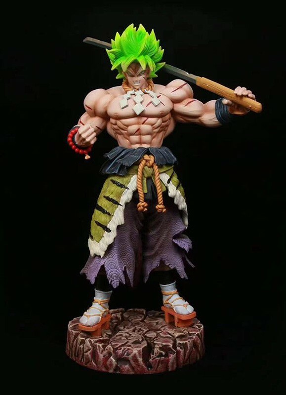 Figurine Dragon Ball Broly Samouraï de 36 cm pour collectionneur