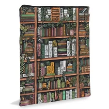 Book Sleeve Book Sleeve with Zipper Book Cover for Book Lovers Pouch Book Cov...