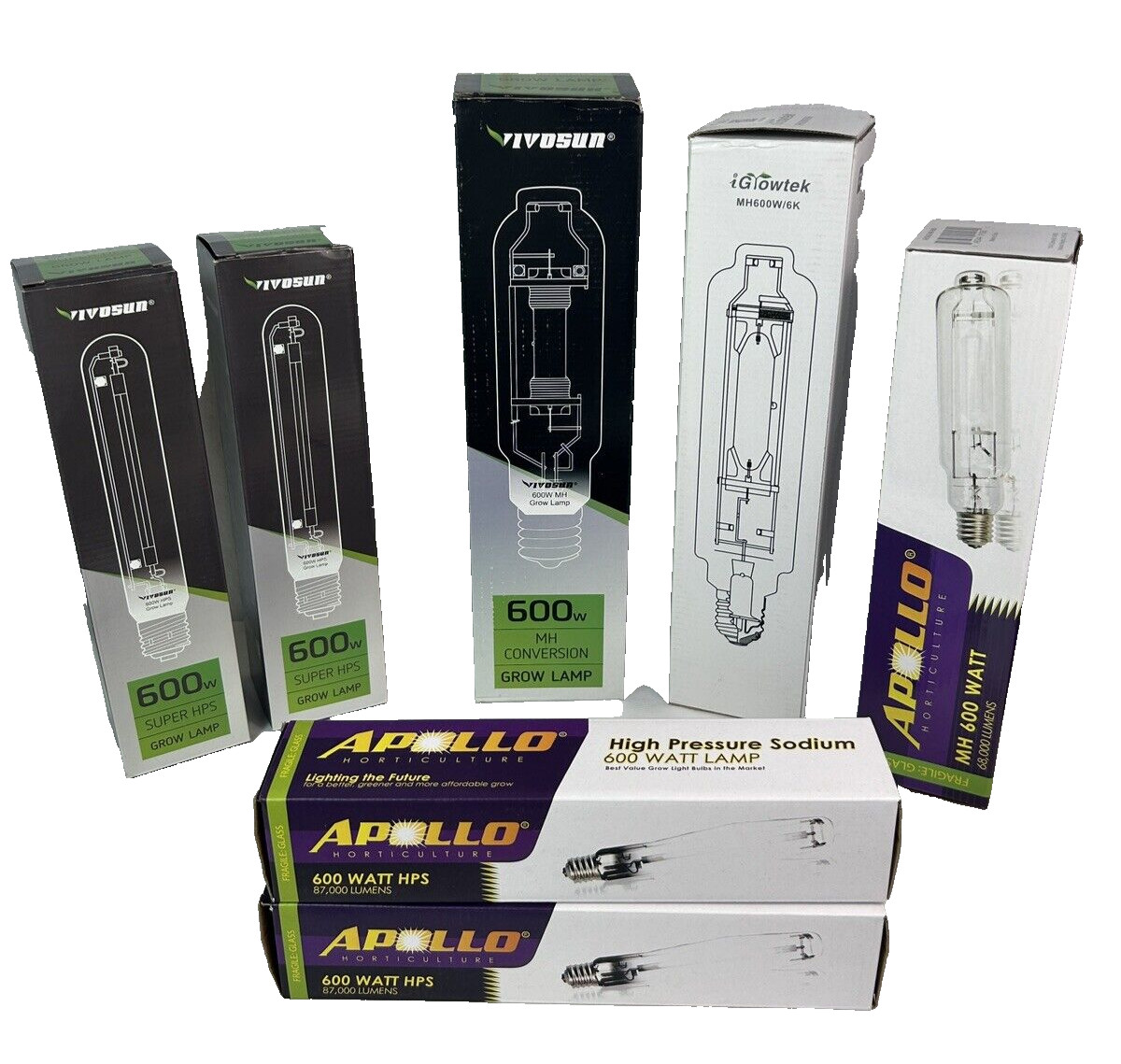 S Hydroponics Lamps / Bulbs 600w / 600 Watt Hps / Halide