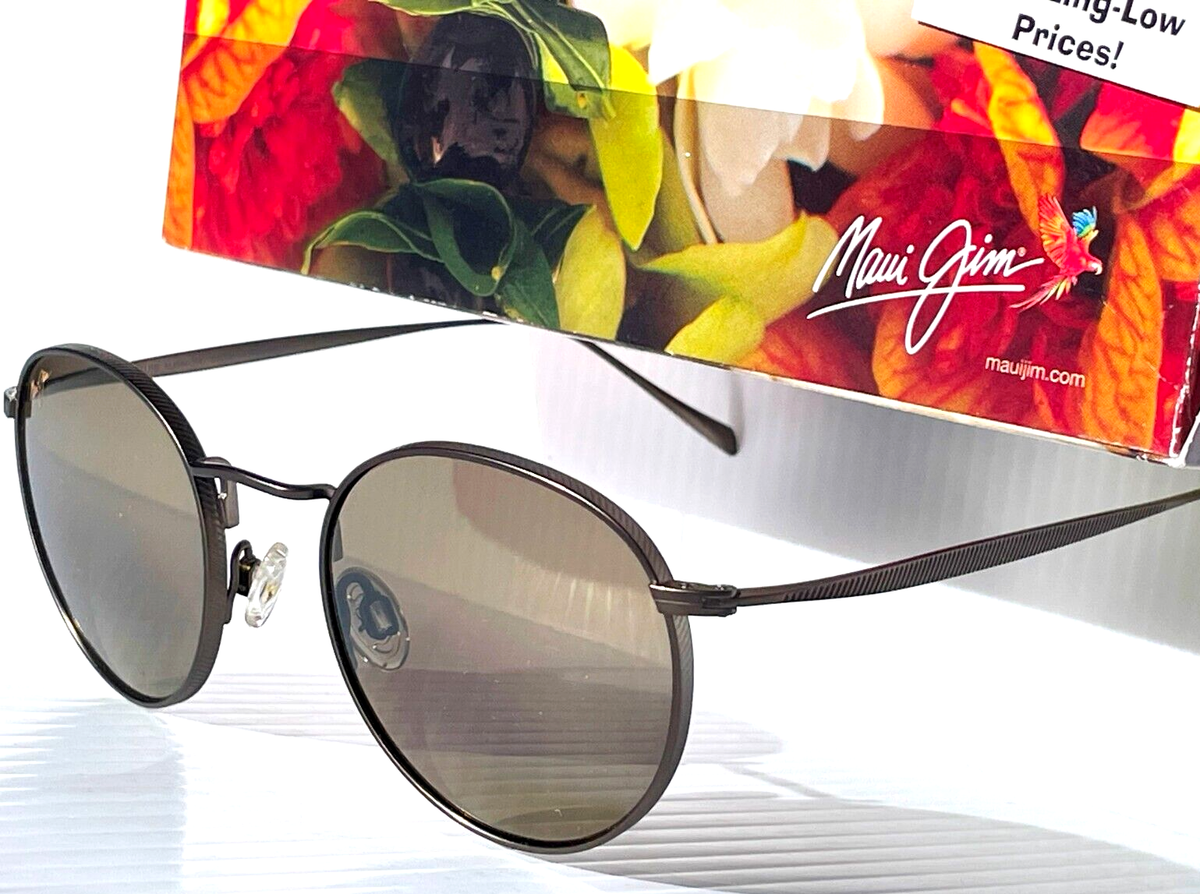 NEW Maui Jim NAUTILUS Bronze Titanium POLARIZED Bronze Lens
