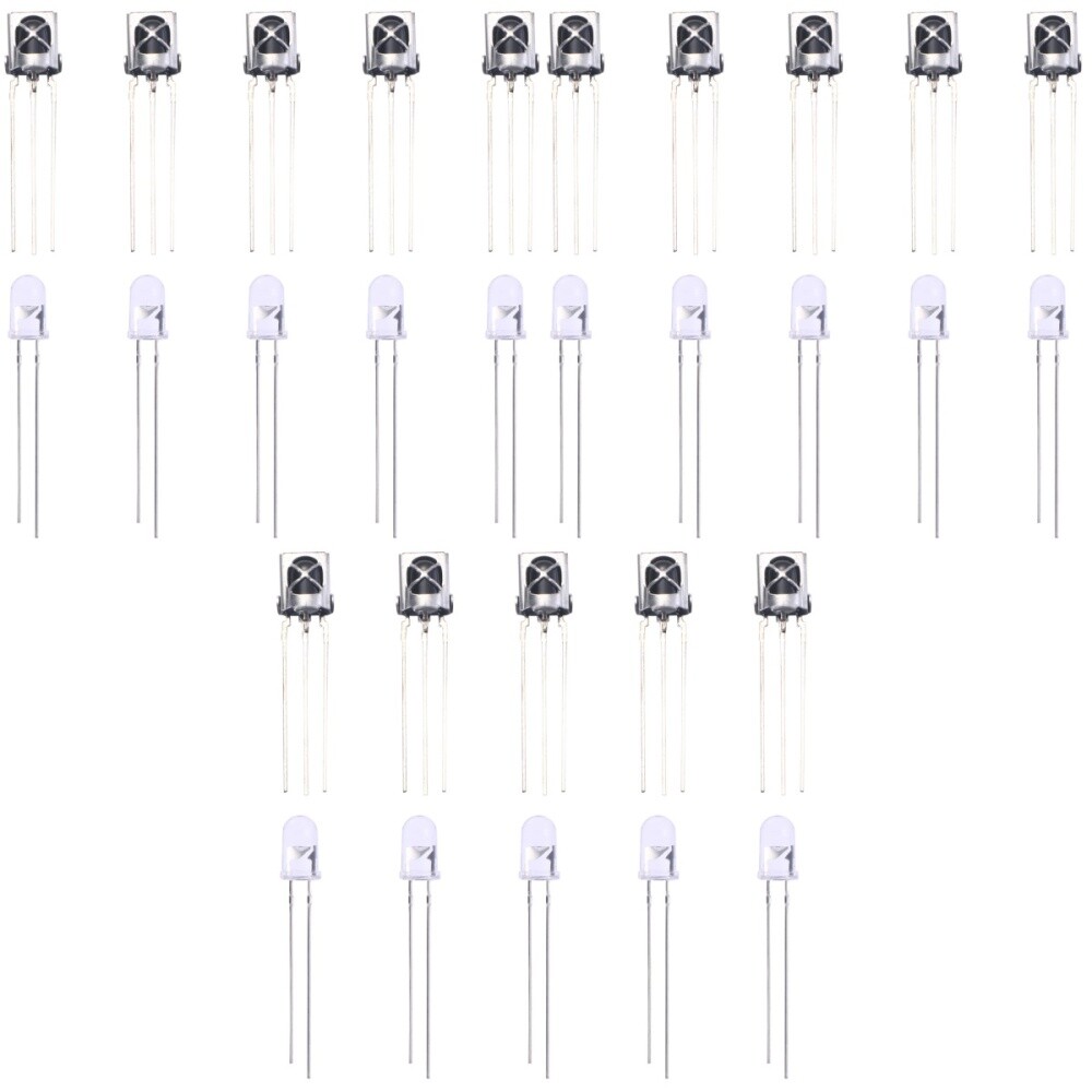 15 Pairs Empfänger Bequem Nützlich IR Empfänger Emitter Für TV