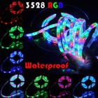 5M 3528 RGB Led Strip Flexible Tape SMD 300L 5M /16.4ft, Lights Waterproof 12V