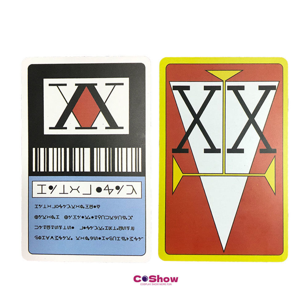 Anime Hunter x Hunter cosplay Costume Props License Card GING