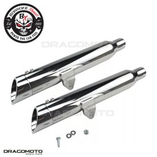 INDIAN SCOUT 69 ABS 2017-2022 Exhaust BASSANI Chrome 8S27SC