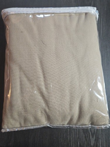 Energy-Efficient Homespun Double-Lined Rod-Pocket Curtains, 40x45 Cream - Picture 2 of 2