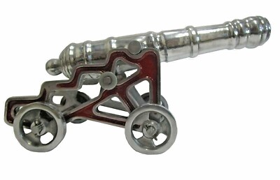 Vintage Stil Cannon mit Ständer Einzigartige Wohnkultur Aluminium Heim Dekor