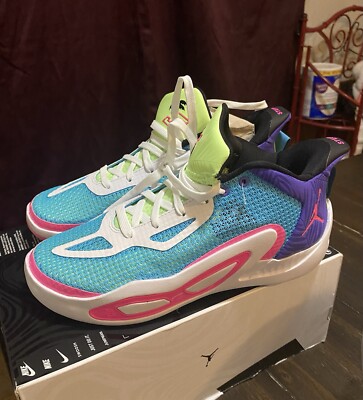 Jordan Tatum 1 (GS) Size 7 Y /Lagoon Pulse/Pink Blast 