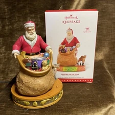 Hallmark Ornament 2015 PACKING UP THE TOYS Once Upon a Christmas 5th in Series