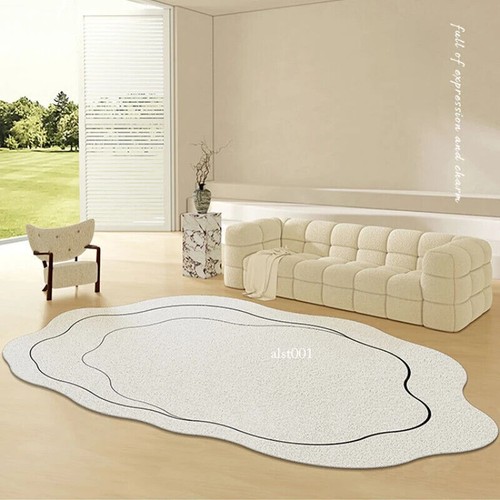 Alfombras de forma irregular Alfombras Alfombrillas para decoración de dormitorio sala - Imagen 19 de 30